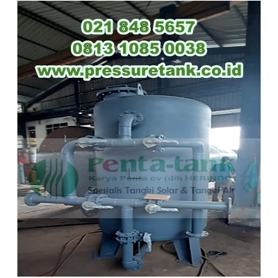 tangki sand filter 3000 3m3 liter per hour jam tank